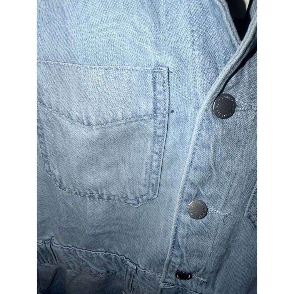 Universal Thread Jumpsuit Womens Sz 12 Utility Baggy Denim Boiler Suit New - Picture 7 of 9